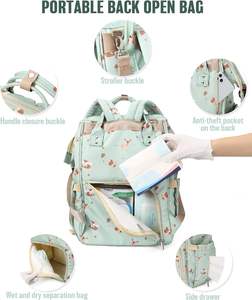 Échantillon gratuit de sacs de voyage multifonctionnels pour les mères allaitantes, quatre pièces d'un ensemble de sacs à langer de haute qualité - Product Image 4