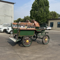 Populaire Chariot Équestre Électrique de Style Royal pour Marathon, 4 Roues, 4-6 Personnes, Personnalisable, Tendance, pour Mariages, Fêtes et Visites Touristiques