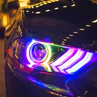 Led Demon eyes rgb drl feux diurnes led conseil pour 2018 Ford Mustang phares led