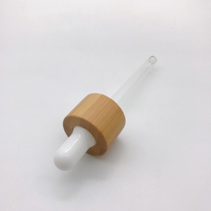 20/410 de galvanoplastia de aluminio Collar de goma cuentagotas de vidrio - Product Image 3
