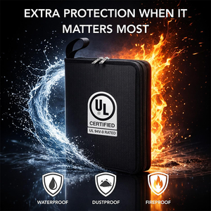 Album per Carte Collezionabili Resistente alle Alte Temperature, Raccoglitore a 9 Tasche, Copertina <span class=keywords><strong>in</strong></span> Materiale Ignifugo - Product Image 2