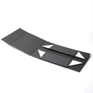 <b>Black</b> Rectangle Rigid Gift <b>Boxes</b> With Handle For Jewelry Watch Eyewear Packaging - Product Image 4