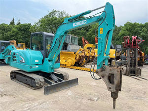 Excavatrice de SK60 Kobelco avec le briseur hydraulique, excavatrice utilisée de Kobelco SK55 SK60 SK70 SK120 SK135 - Product Image 6