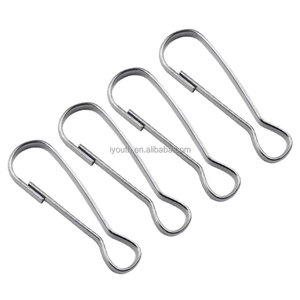 Ganchos de cordón de metal Gancho a presión J de hierro, Gancho a presión para cortina de gota de agua para llavero <span class=keywords><strong>Dolder</strong></span> - Product Image 6