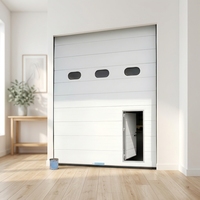 Porte à enroulement industrielle en acier galvanisé résistant au vent, sur mesure pour entrepôt, avec certificat CE