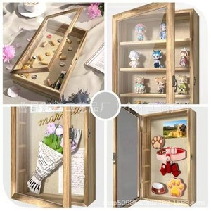 Caja de sombra rectangular de madera maciza hecha a mano para exhibir flores secas, fotos y colecciones. - Product Image 1