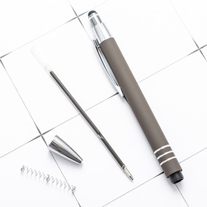Promotional Sports Design Metal Matte Finishing Celena for Soft Touch Pen Custom Logo Ballpoint Pens - Product Image 3
