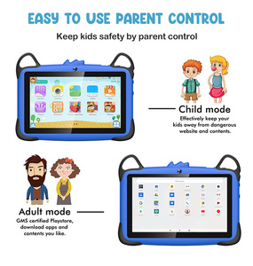 7-Inch Android <span class=keywords><strong>Tablet</strong></span> <span class=keywords><strong>PC</strong></span> 4 + 128GB Phía Trước Phía Sau Máy Ảnh Mắt-Bảo Vệ Wifi & Parental Controls Kid Máy Tính Bảng Giáo Dục - Product Image 5