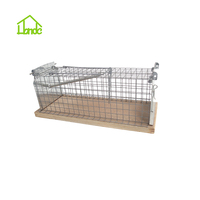 Cage de piège à rats vivants en bois massif avec piège à souris en fil métallique jetable écologique pour une utilisation intérieure et extérieure