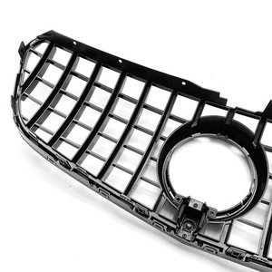 Grille avant de remplacement pour Mercedes-Benz Classe V W447, noir brillant avec bandes argentées, ABS, neuve - Product Image 5