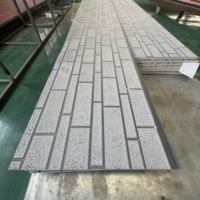 Panneau d'isolation PIR sur mesure, texture brique, isolation thermique et acoustique pour panneaux de chambre froide