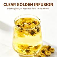 Thé aux bourgeons de chrysanthème séchés de qualité supérieure, boîte de 40g, bourgeons frais cueillis à la main, séchés au soleil naturellement, tisane florale pour la boisson quotidienne au bureau