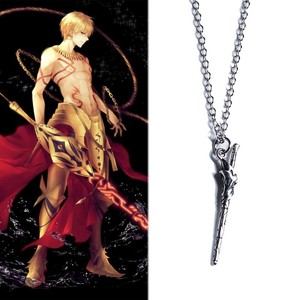 애니메이션 게임 운명 체류 밤 목걸이 Gilgamesh 레트로 펜던트 할로윈 남자 여자 코스프레 액세서리 선물 - Product Image 1