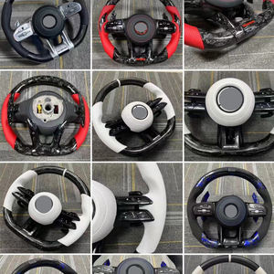Pour Mercedes matériau en cuir de volant en Fiber de carbone pour la mise à niveau des nouveaux modèles <span class=keywords><strong>AMG</strong></span> C63 E63 <span class=keywords><strong>E53</strong></span> GT <span class=keywords><strong>GLE</strong></span> GLS A35 GLB35 CLA G63 - Product Image 5