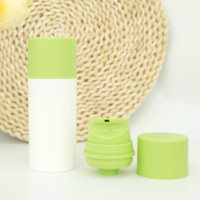 Flacon cosmétique à pompe sans air en PP de couleur personnalisée, 30 ml, 50 ml, 80 ml, 100 ml, 120 ml