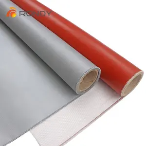 Colored Silicone Coating Fiberglass Cloth Silicon Coated With Fiberglass Fabric