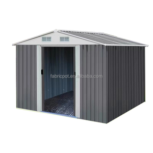 Kho lưu trữ ngoài trời với cửa trượt có thể khóa cho sân sau, bãi cỏ, sân trong, Gỗ Tếch - Product Image 3