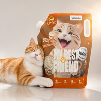 Litière pour chat en tofu à absorption extrême pour plusieurs chats, sable pour chat en fibres de soja ultra-résistantes, décomposition supérieure des odeurs, litière jetable dans les toilettes
