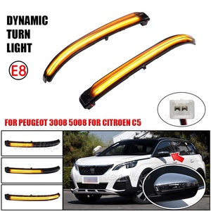 Indicatori di direzione a LED sequenziali per Peugeot 5008 T87 3008 P84 <span class=keywords><strong>Citroen</strong></span> <span class=keywords><strong>C5</strong></span> nuove condizioni di fabbrica lampade per segnali dinamici - Product Image 2