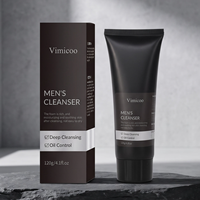 Nettoyant moussant pour le visage pour hommes, nettoyage en profondeur, contrôle du sébum, hydratant, soin des peaux grasses, usage quotidien, nettoyant moussant pour le visage en marque privée pour hommes
