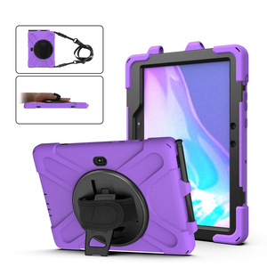Housse antichoc pour tablette PC + bandoulière en silicone pour <span class=keywords><strong>Samsung</strong></span> Galaxy <span class=keywords><strong>Tab</strong></span> Active 5 Pro Armor Case Active <span class=keywords><strong>4</strong></span> Pro - Product Image 2
