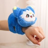 Bracelet en peluche personnalisé brodé, motif dessin animé mignon et durable, cadeau idéal pour enfants - Vente chaude