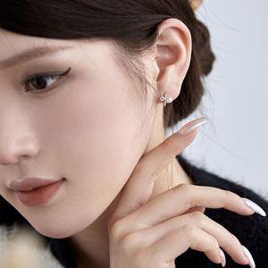 Dylam Personalized Design Trendy S925 <b>Silver</b> Symbol Fresh Water Peal 5A Diamond Zircon Stud <b>Earrings</b> - Product Image 3