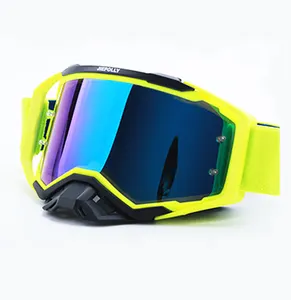 uv400 protección gafas de motocicleta personalizado para motocross gafas de Google para los hombres