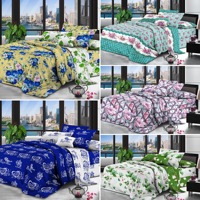 Textile de maison en microfibre 100% polyester, drap de lit avec 2 taies d'oreiller, ensemble de draps BEDSHEET