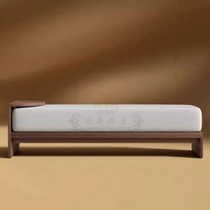 Simple Chinese Style Solid Wood Sofa <b>Stool</b> With Fabric Cushion For Living Room Bedroom Entryway Home Use - Product Image 2