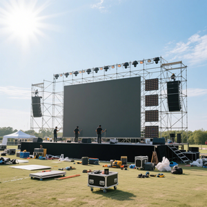 Panel de Pantalla LED de Aluminio Fundido a Presión para Alquiler, Tamaño Personalizado, Juego Completo Llave en Mano, Pantalla LED para Video, Fondo para Iglesia - Product Image 5