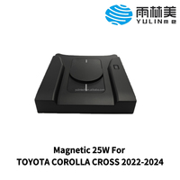 Chargeur sans fil rapide Qi 25W pour console centrale MPP pour Toyota Corolla Cross, antidérapant, plug and play, installation facile