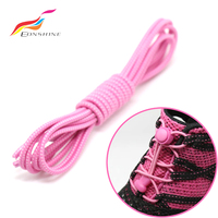 Sport En Vrac Ronde Réfléchissante Élastique Sans Lacets Lacets Serrure Avec Emballage De Lacet En Gros