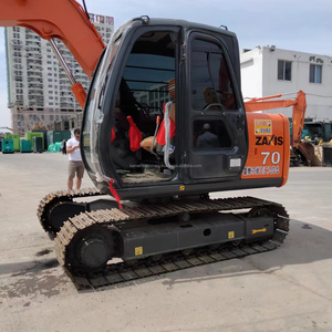 รถขุดขนาดเล็กแบบตีนตะขาบ Hitachi ZX70 มือสองคุณภาพสูง 7 ตัน เครื่องยนต์ Cummins พร้อมชิ้นส่วนหลักๆ เช่น แบริ่ง สำหรับขาย - Product Image 4