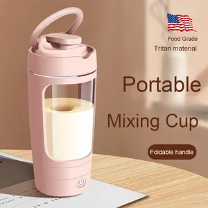 Vaso Mezclador Eléctrico de Tritán de 600ml, Recargable, de Gran Capacidad, Automático, para Viajes, para Beber Directamente, Apto para Líquidos Calientes - Product Image 3