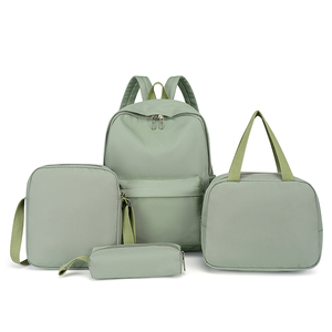 New Models Wholesale <strong>Cheap</strong> Best School Bags Bookbag Beautiful 4 Pieces Set Girls High School <strong>Backpack</strong> with Lunch Bag - Product Image 3