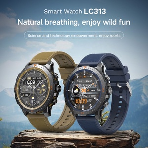 <span class=keywords><strong>Montre</strong></span> connectée sportive avec moniteur de fréquence cardiaque, tensiomètre, appels Bluetooth Android, bracelet extérieur, NFC, étanche, cadran personnalisable pour hommes, Reloj - Product Image 3