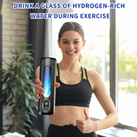 Générateur d'eau hydrogénée OEM/ODM USB 5001-10000 Ppb en alliage d'aluminium 250 ml portable pour voiture, camping-car, maison et extérieur