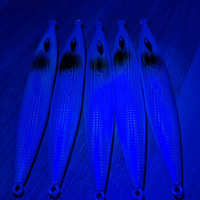 Nouveaux Jigs de Pêche Verticale en Métal 80g 100g 120g pour la Pêche au Calamar Biomimétique, au Poisson-Plomb et au Maquereau en Eau Salée