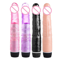 Consolador vibrador de silicona para mujer, pene grande, Juguetes sexuales