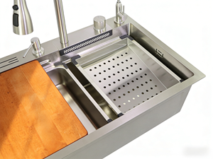 Évier de cuisine intelligent multifonctionnel en acier inoxydable de qualité fiable, édition <span class=keywords><strong>cascade</strong></span>, <span class=keywords><strong>avec</strong></span> fonction jet d'eau et <span class=keywords><strong>cascade</strong></span>, modèle 2026 - Product Image 6