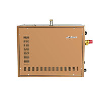 Generador de Vapor Eléctrico para Sauna Diooist AT-S de 9KW, Acero Inoxidable, Diseño Moderno, Panel de Control Computarizado, Fácil Instalación