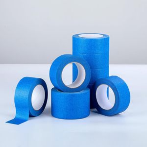 Cinta de Papel de Enmascarar Azul Transfronteriza, Resistente a los Rayos UV, para Pintura en Aerosol, Arte DIY, Decodificación de Color, Papel Crepé Personalizable, Goma - Product Image 1