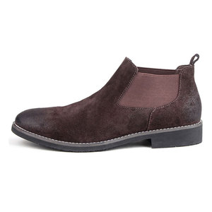 Chine en gros <span class=keywords><strong>noir</strong></span> <span class=keywords><strong>chelsea</strong></span> bottes de sécurité pour hommes en cuir - Product Image 3