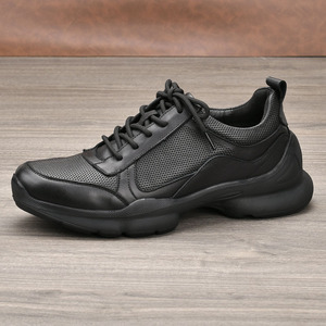 Zapatos para Caminar de Malla y Cuero Genuino para Hombre, Suela de Goma, Entresuela de EVA, Casuales de Primavera, Cómodos, Transpirables y Ligeros - Product Image 4