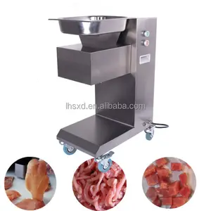 Commercial automatic fresh meat slicer multi-function fresh meat slicer large stainless steel minced meat shredder