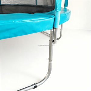 <span class=keywords><strong>Filet</strong></span> de protection pour <span class=keywords><strong>trampoline</strong></span> de loisirs extérieur robuste, certifié TUV, sécurisé, <span class=keywords><strong>12</strong></span>-16 pieds, avec <span class=keywords><strong>poteaux</strong></span> incurvés et échelle - Product Image 5