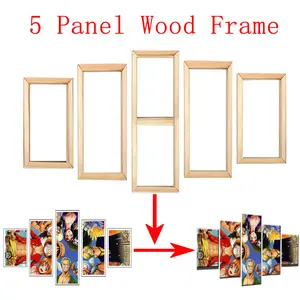 DIY wooden frame for canvas and poster with accessories A2 A3 and and customizable sizes photo frame stretcher wooden bars