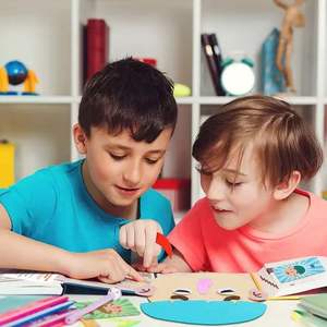 Juguete de Fieltro para Niños, Actividad de Emoticonos, Libro de Rompecabezas de Expresiones Emocionales para Niños de 3 a 4 Años, Educativo, Color Personalizado, Temprano - Product Image 5