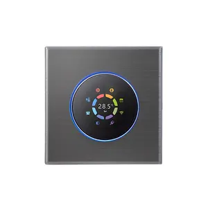 XZJ Tuya Smart 3A Electric Underfloor Heating Thermostat Temperature Controller Switch with Meter Cable Floor Sensor turn-knob